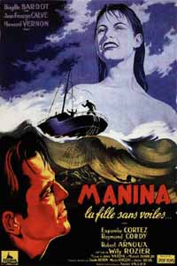 Filmposter van de film Manina, het meisje zonder sluier