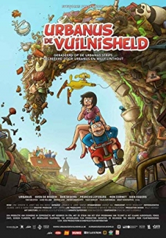 Filmposter van de film Urbanus, de vuilnisheld