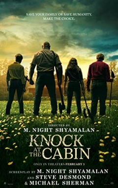 Trailer apocalyptische horrorfilm 'Knock at the Cabin' van M. Night Shyamalan