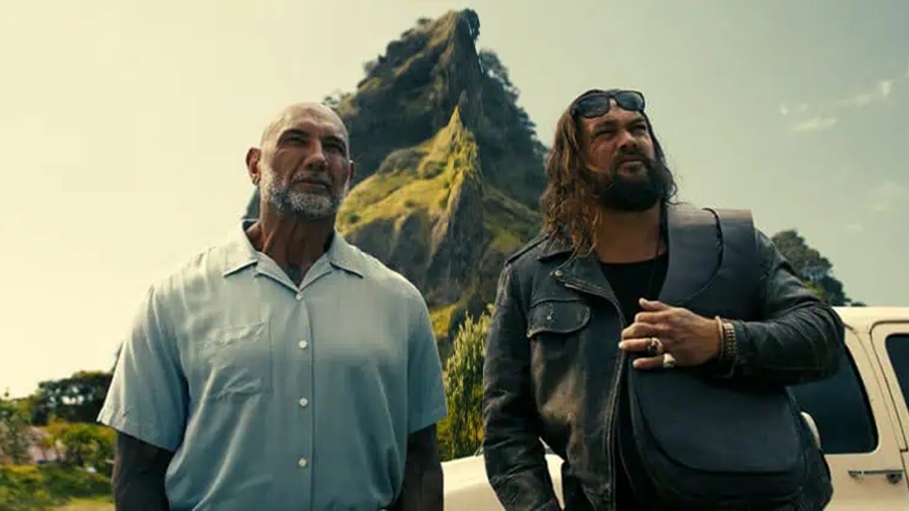 Pas op actieduo's: Jason Momoa en Dave Bautista zijn gearriveerd op foto's 'The Wrecking Crew'