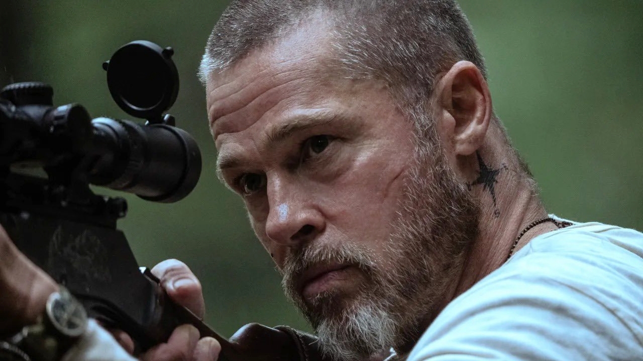 Brad Pitt en onverwacht gezelschap zijn gebrand om te overleven in eerste blik op 'Heart of the Beast'