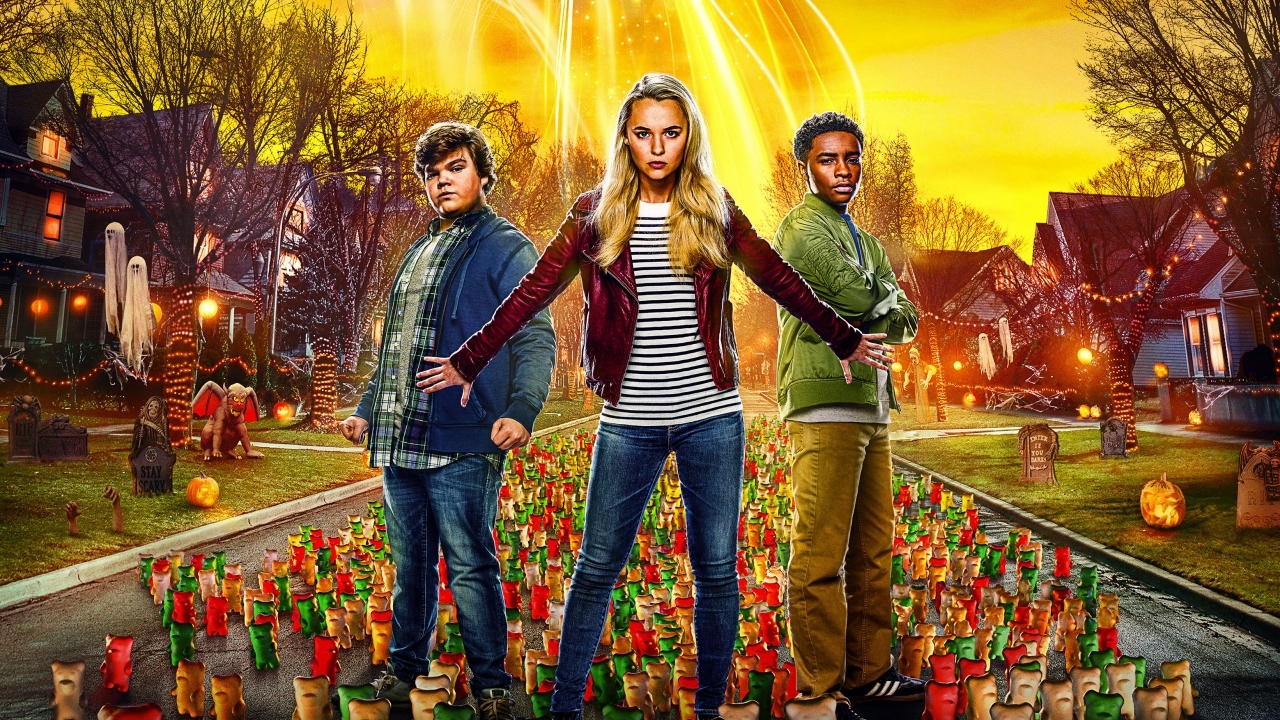 Gevaarlijke gummibeertjes in nieuwe trailer 'Goosebumps 2: Haunted Halloween'