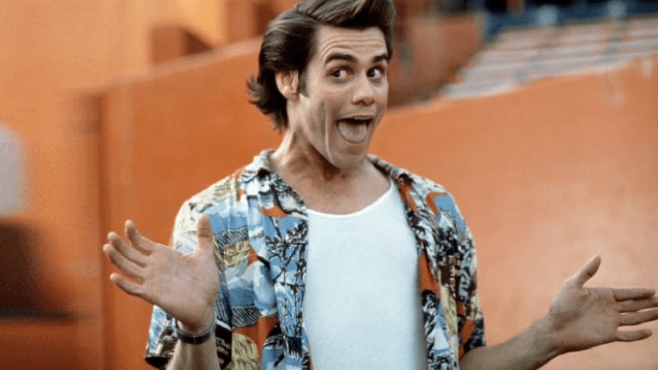 Jarige Jim Carrey (60) kan nog steeds gekke bekken trekken als de beste