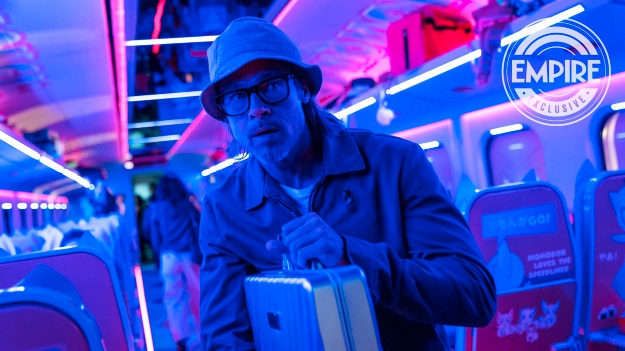 Foto 'Bullet Train' met het 'lieveheersbeestje' van Brad Pitt