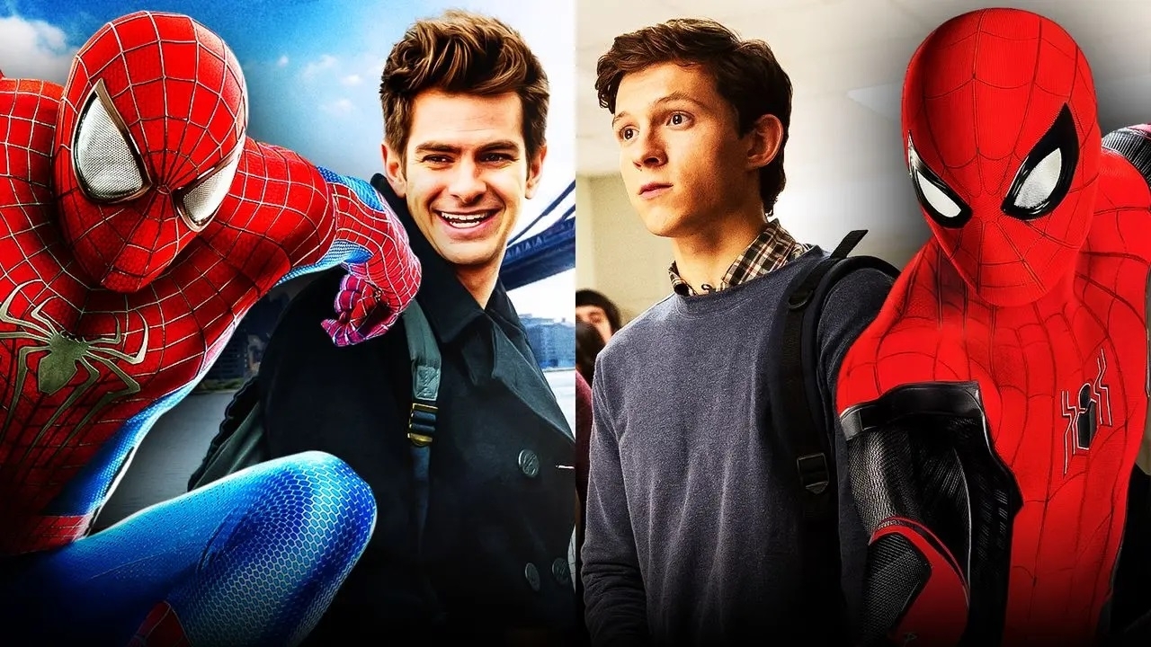 Episch moment tussen Spider-Mannen Tom Holland en Andrew Garfield