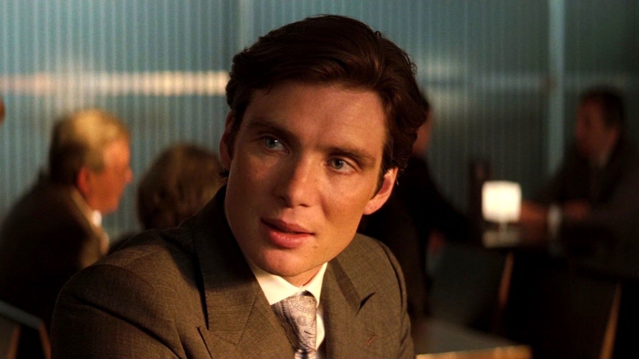 Foto van Cillian Murphy en Florence Pugh op 'Oppenheimer'-set