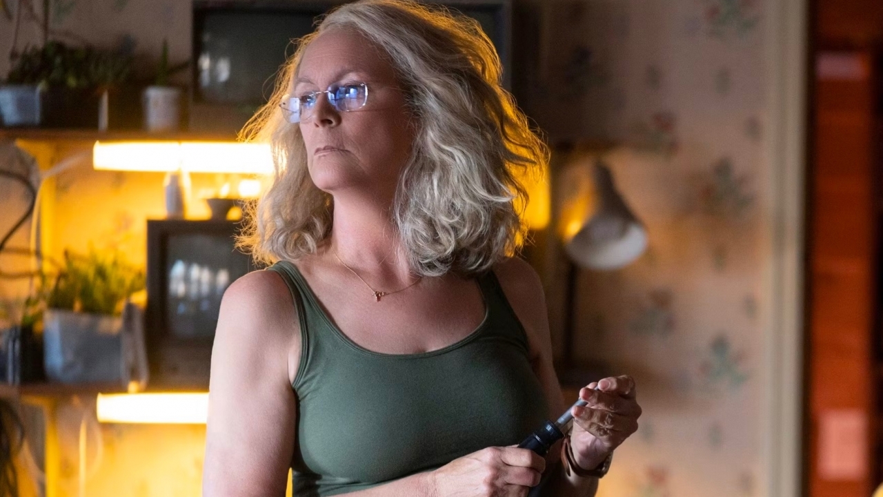 Jamie Lee Curtis ligt in een bloedbad op Instagram-foto