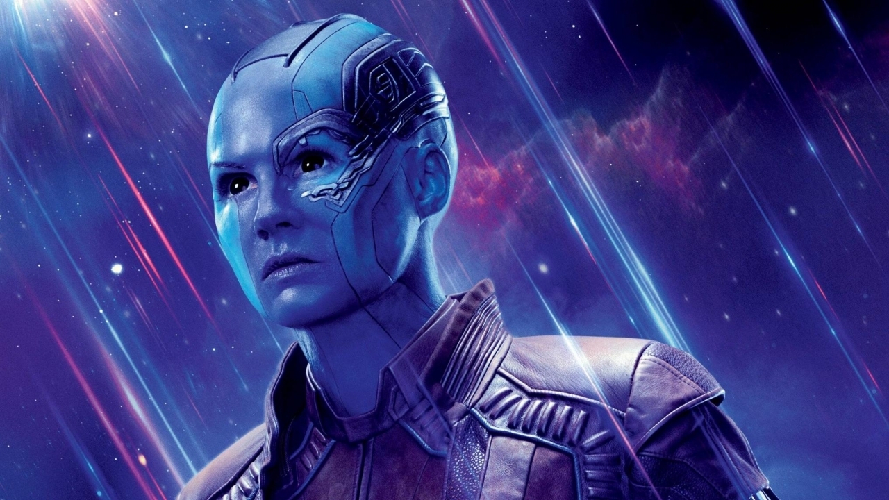 Bizar ontwerp: Nebula uit 'Guardians of the Galaxy' met dikke bos haar