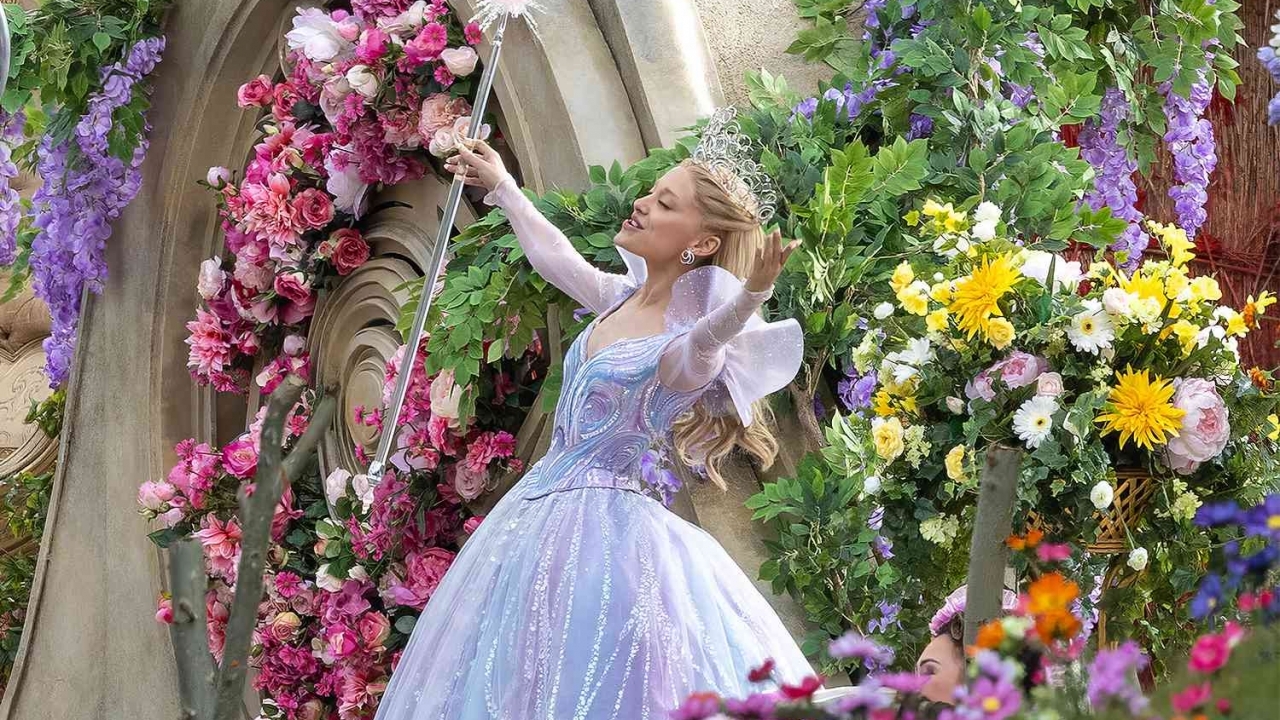 Betoverende setfoto's van 'Wicked' tonen een behekste samenwerking