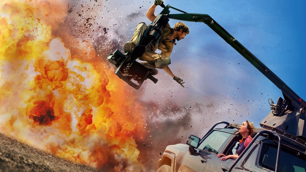 Vergeet "Kenergy" en bekijk nu de stoere 'The Fall Guy'-poster met Ryan Gosling en Emily Blunt