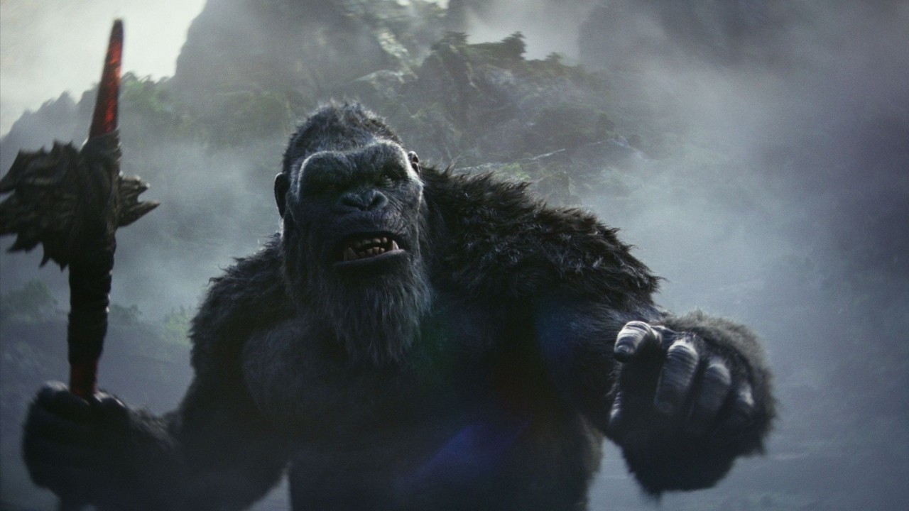 King Kong op Egyptische pyramide op bizarre foto's uit 'The New Empire'