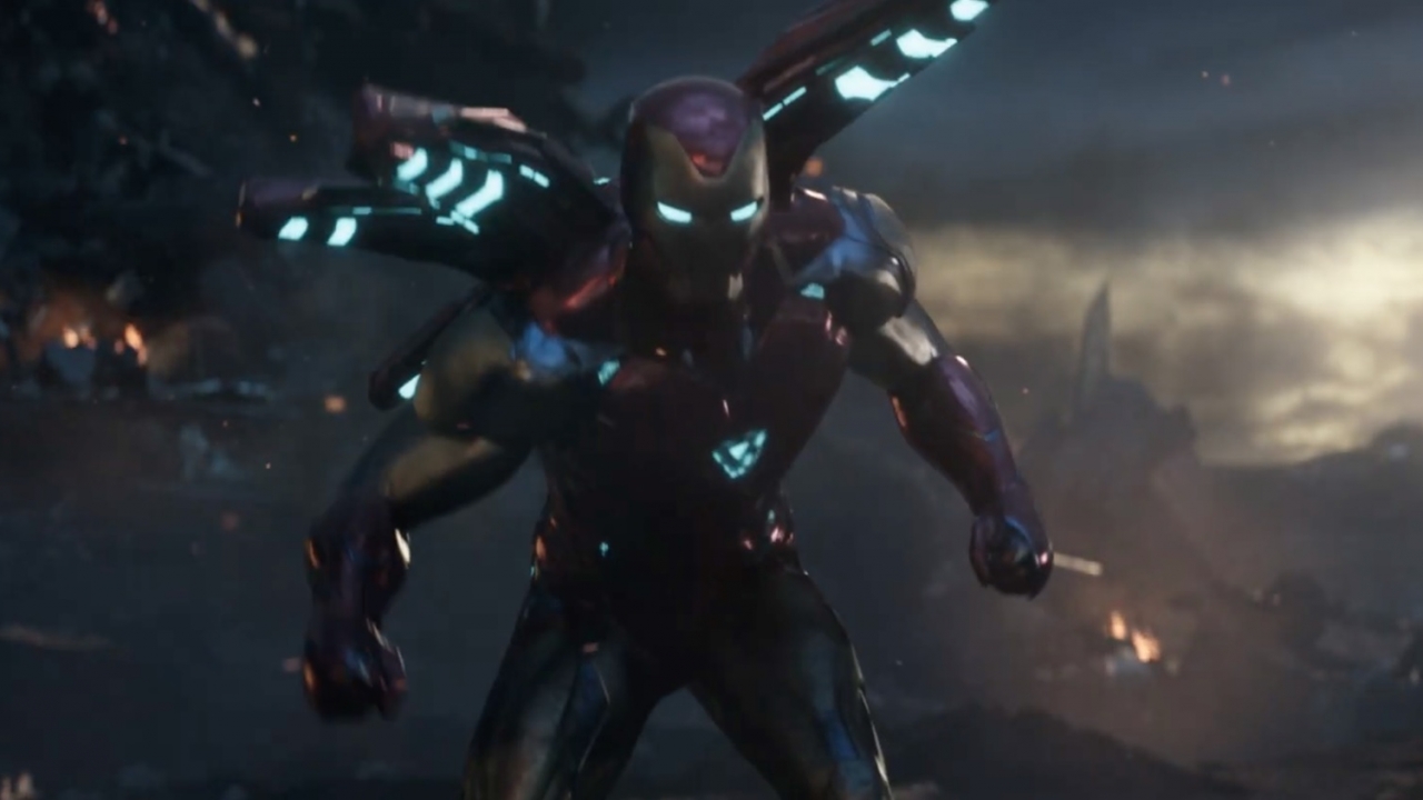 Gave afbeelding van vrouwelijke Iron Man-harnas Rescue uit 'Avengers: Endgame'