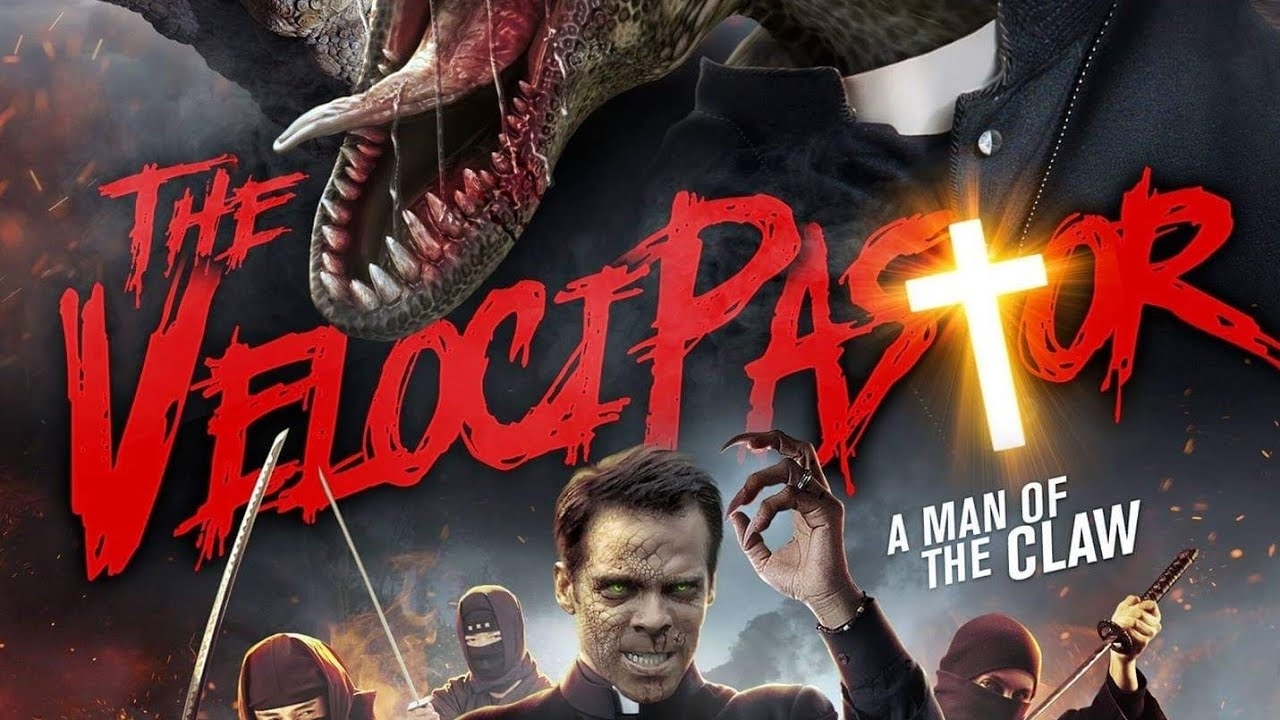 Man wordt een velociraptor in trailer 'VelociPastor'