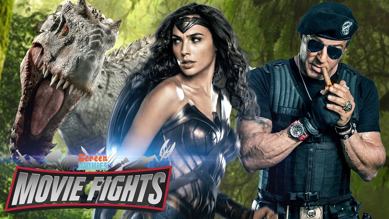 ScreenJunkies - What franchise should wonder woman join? movie fights!!