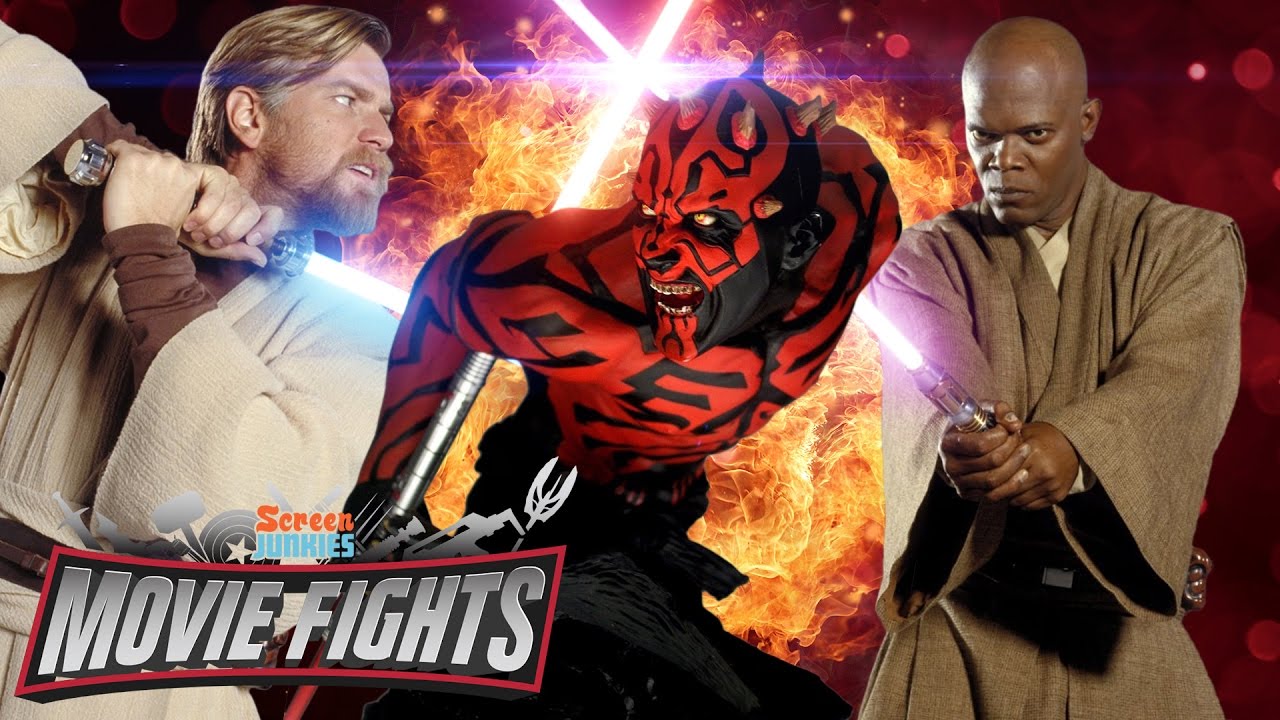 ScreenJunkies - Greatest lightsaber fighter - star wars: movie fights!