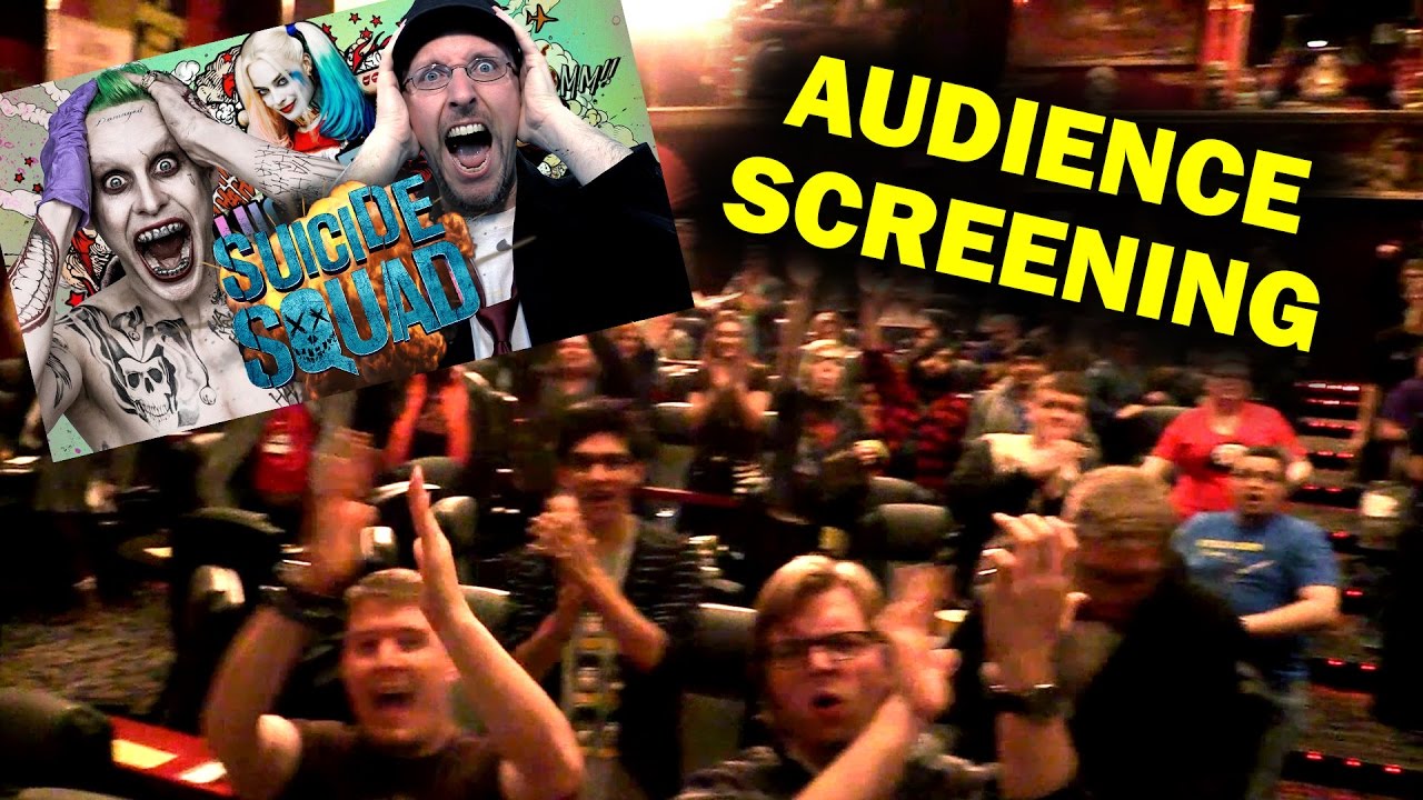 Channel Awesome - Audience screening - nostalgia critic review of suicide squad