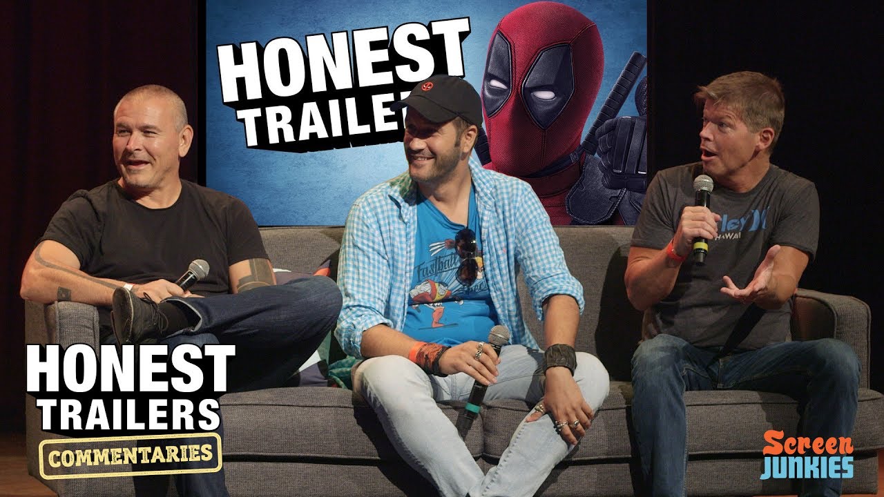ScreenJunkies - Deadpool director & creator react to the honest trailer! (tim miller, rob liefeld & stefan kapicic)