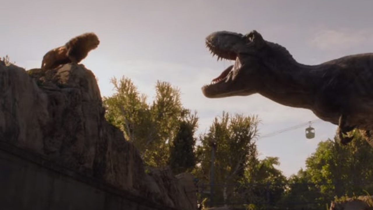 T-Rex vs leeuw in nieuwe TV-trailer 'Jurassic World: Fallen Kingdom'