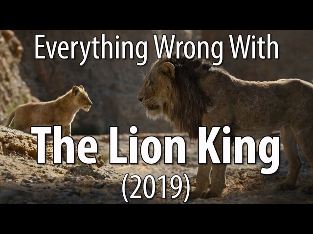 CinemaSins - Everything wrong with the lion king (2019) in the circle of minutes