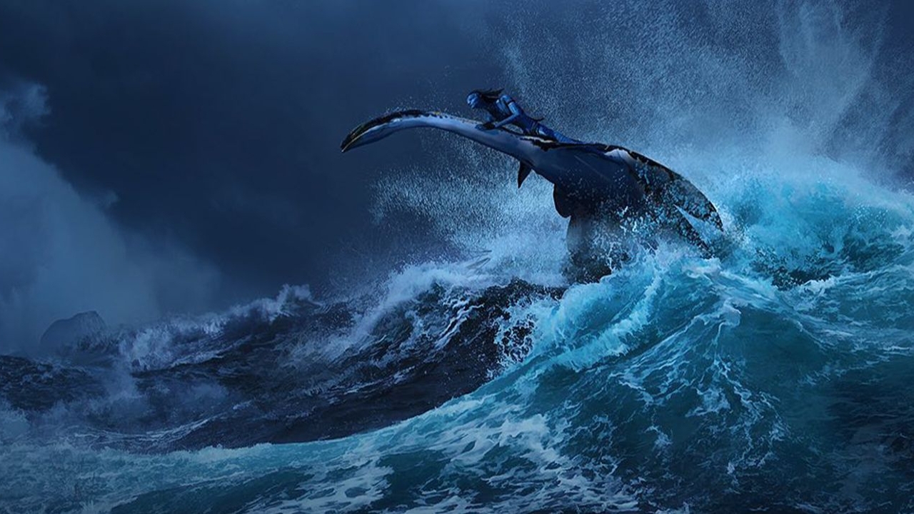 Bijzondere 'Avatar 2' concept art toont een storm en zeemonster op Pandora