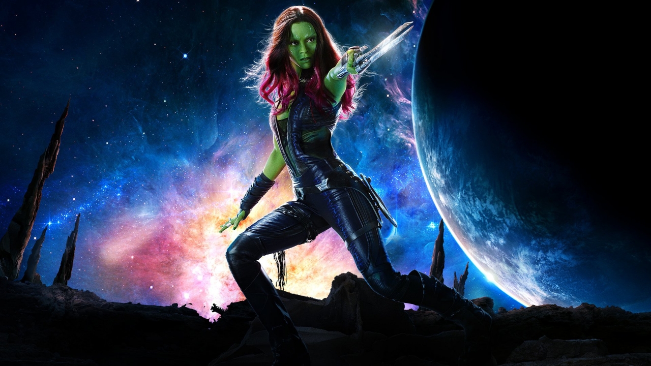 Officiële uiterlijk Gamora uit 'Guardians of the Galaxy' doet je misschien schrikken