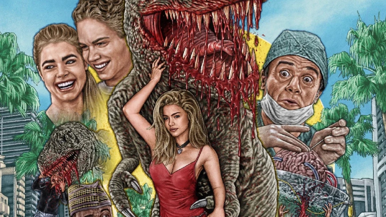 Poster voor 'Gore Cut' van 'Tammy and the T-Rex' met Denise Richards en Paul Walker