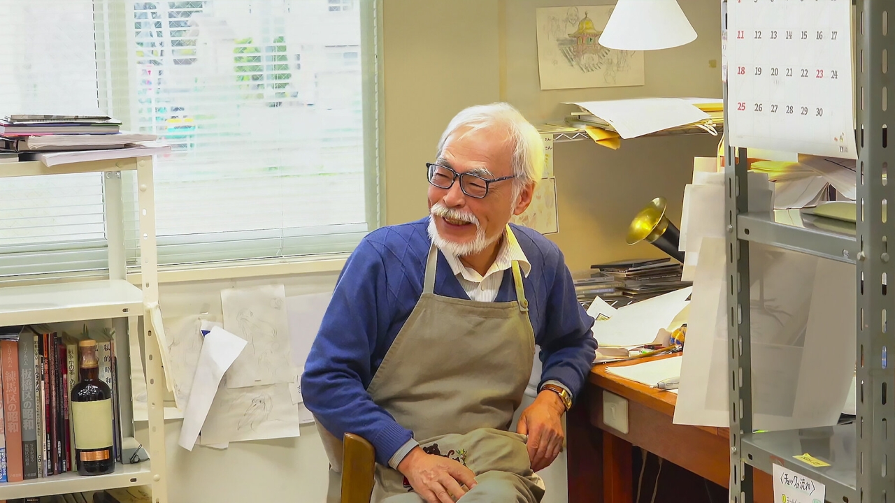 Hayao Miyazaki and the Heron