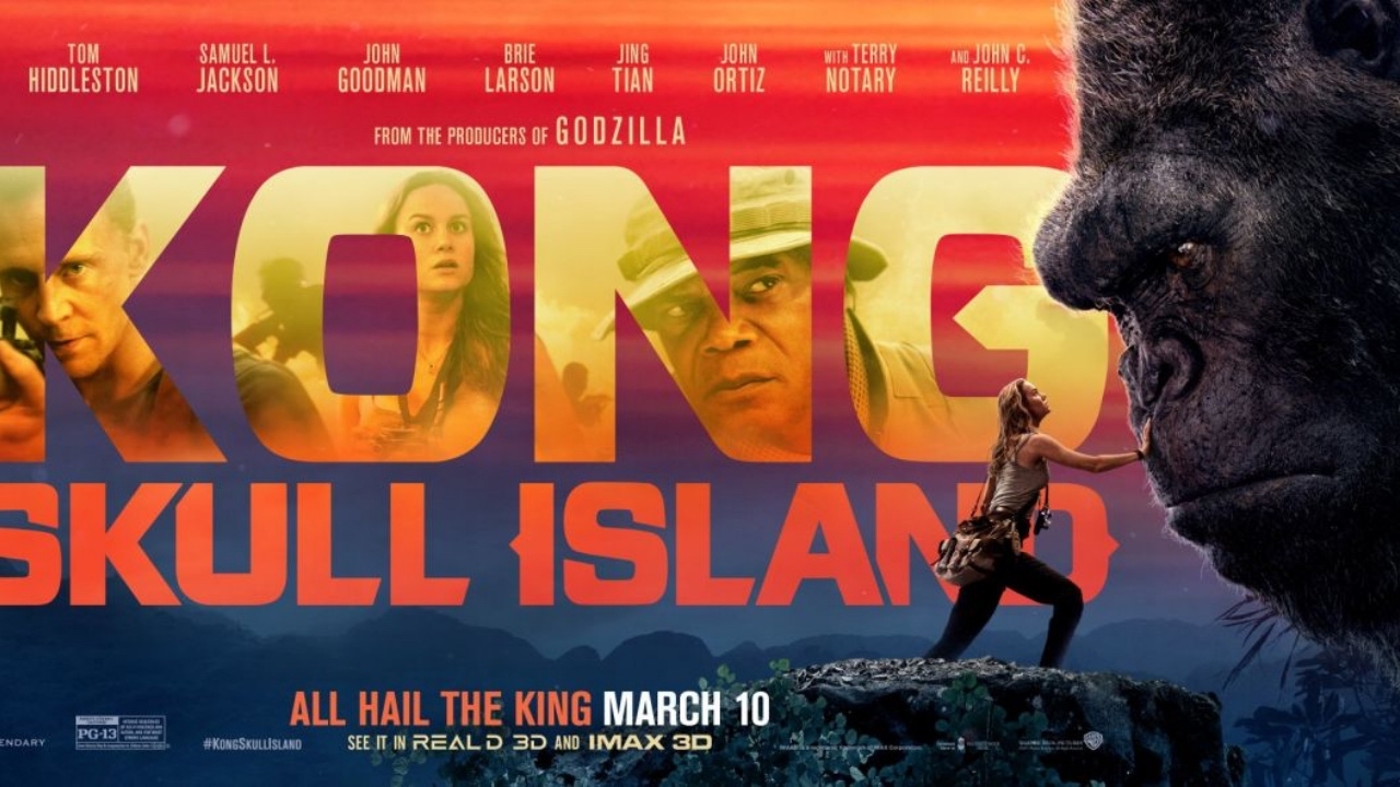Brie Larsson bedwingt Kong op nieuwe banner 'Kong: Skull Island' [UPDATE]
