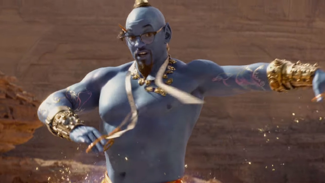 Magische trailer 'Aladdin'; betere (blauwe) Will Smith?
