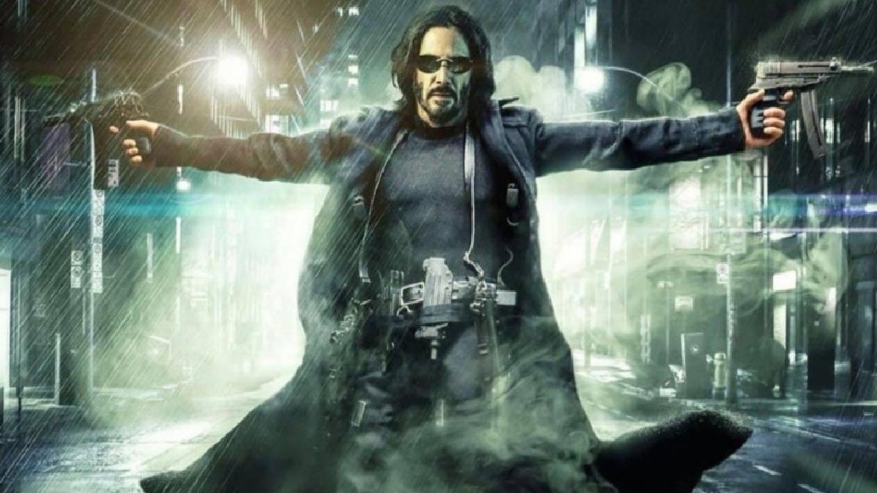 Keanu Reeves valt uit elkaar op korrelige poster 'The Matrix Resurrections'