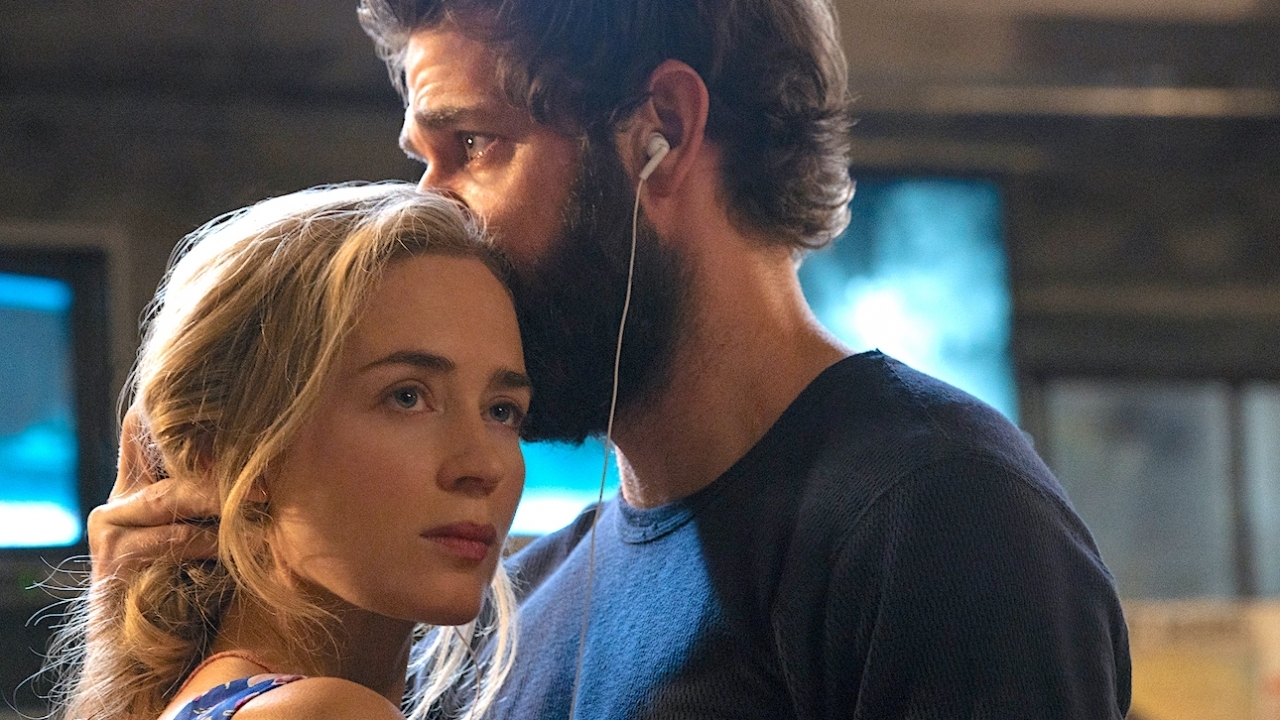 Emily Blunt is in gesprek met Robert Downey en stuurt haar man naar 'A Quiet Place'