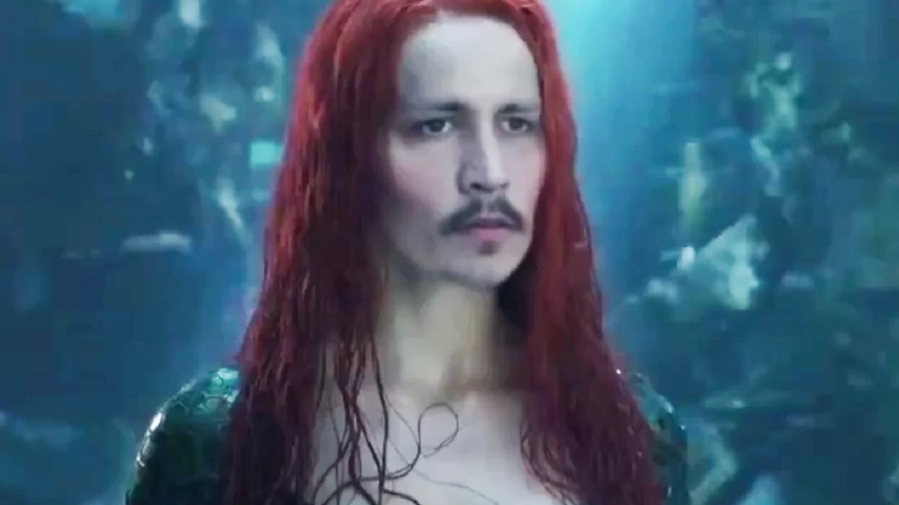 Enge deepfake van Johhny Depp als Amber Heard in 'Aquaman'