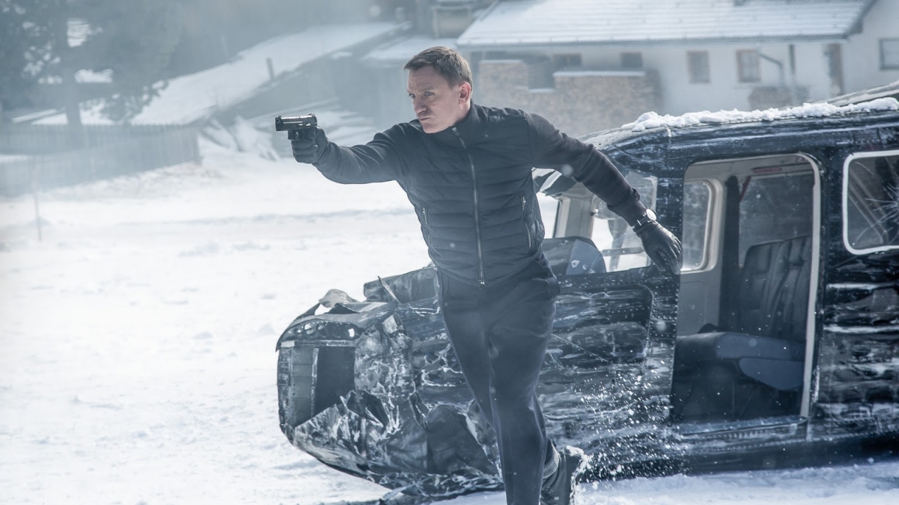 Gemaskerde slechterik op foto 'Bond 25'