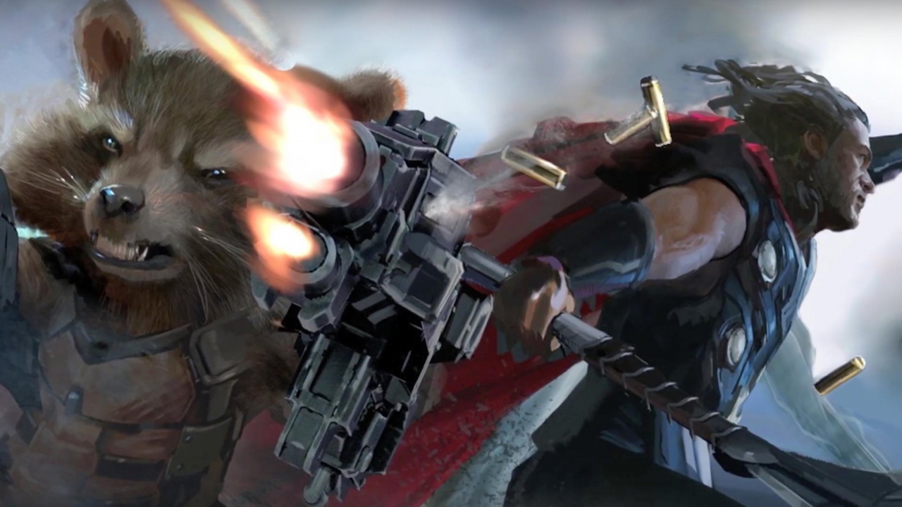 Uitgelekte afbeelding toont nieuwe wapen Thor in 'Infinity War'