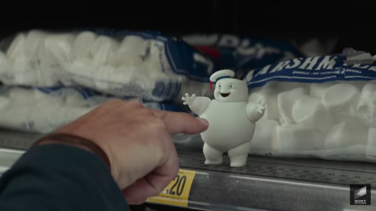 Mini-Pufts overvallen supermarkt in maffe clip 'Ghostbusters: Afterlife'