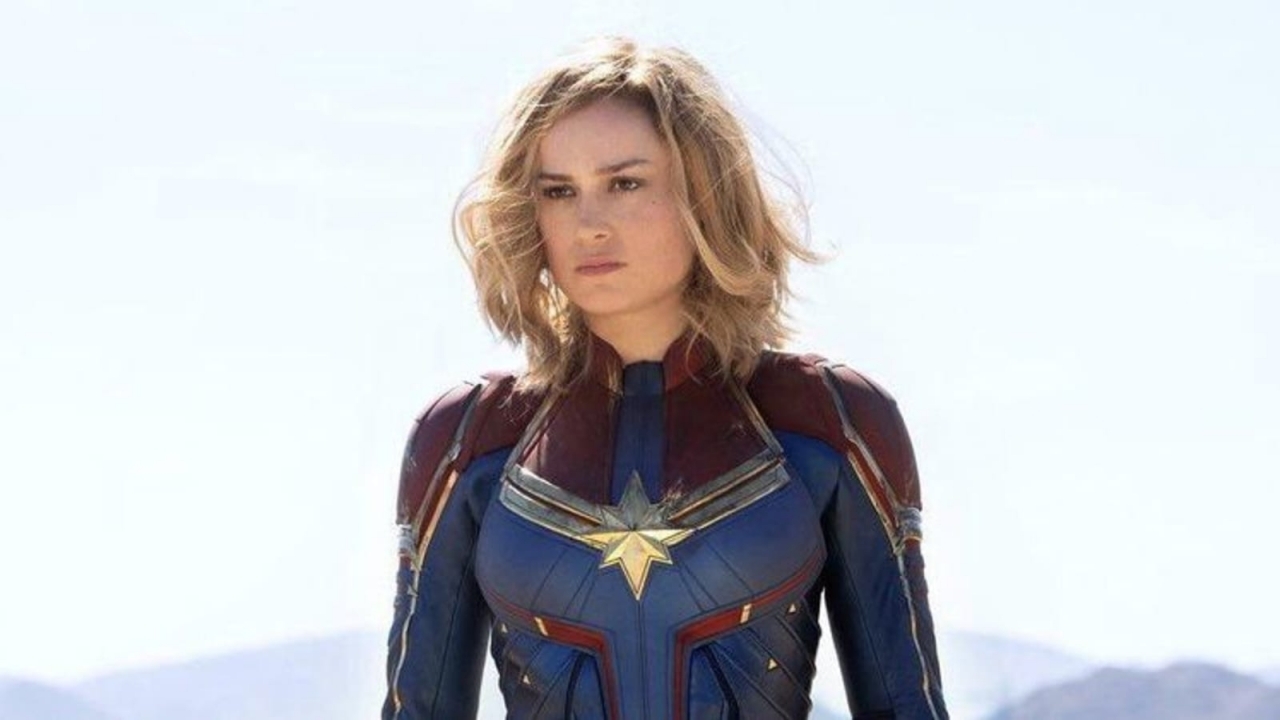 Brie Larson op foto met schurk uit 'Captain Marvel 2'