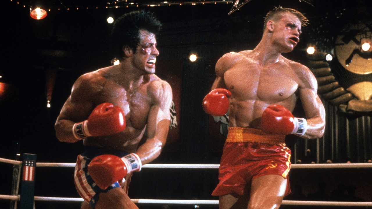 Sylvester Stallone maakte zich in 'Rocky IV' toch best belachelijk met zijn speech