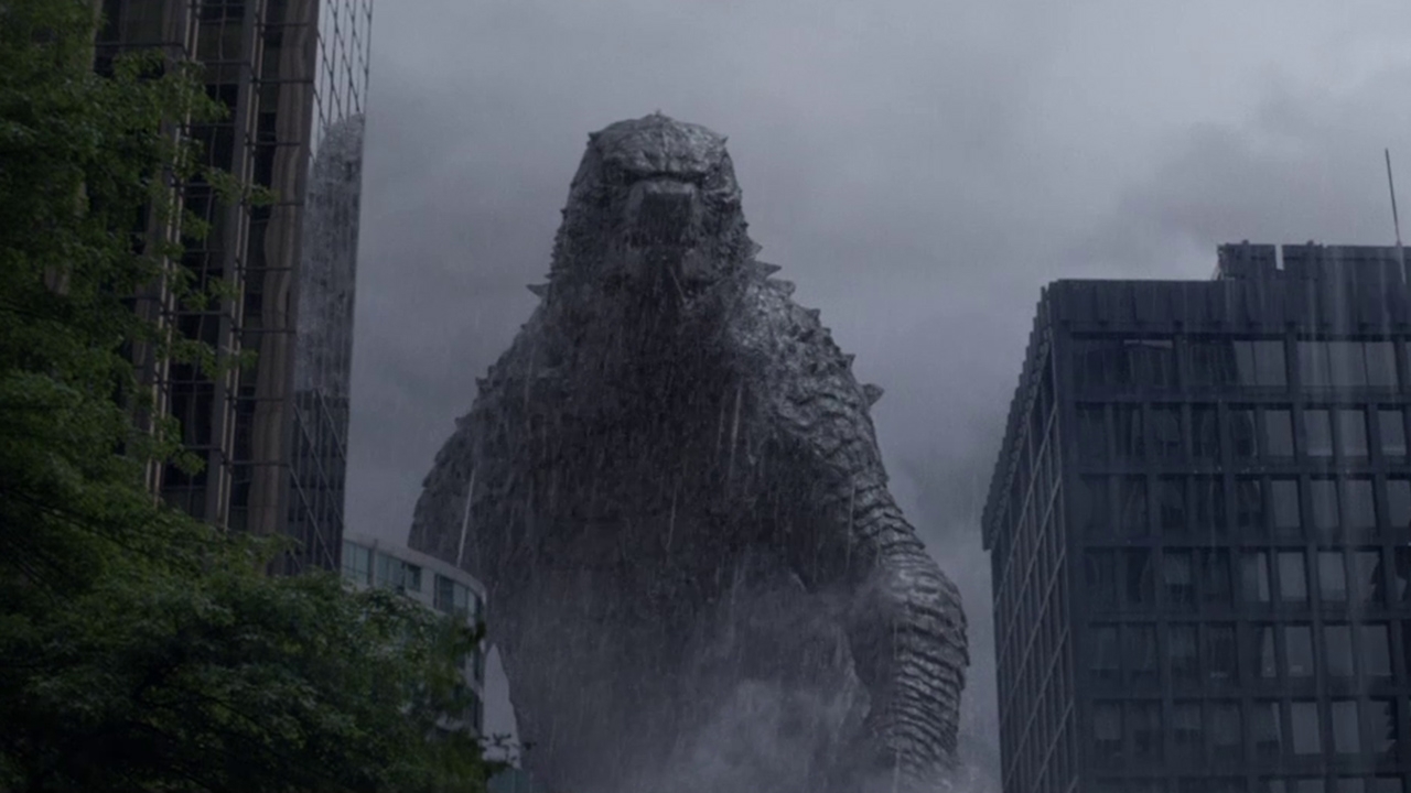 Vier monsters in scène 'Godzilla: King of the Monsters'