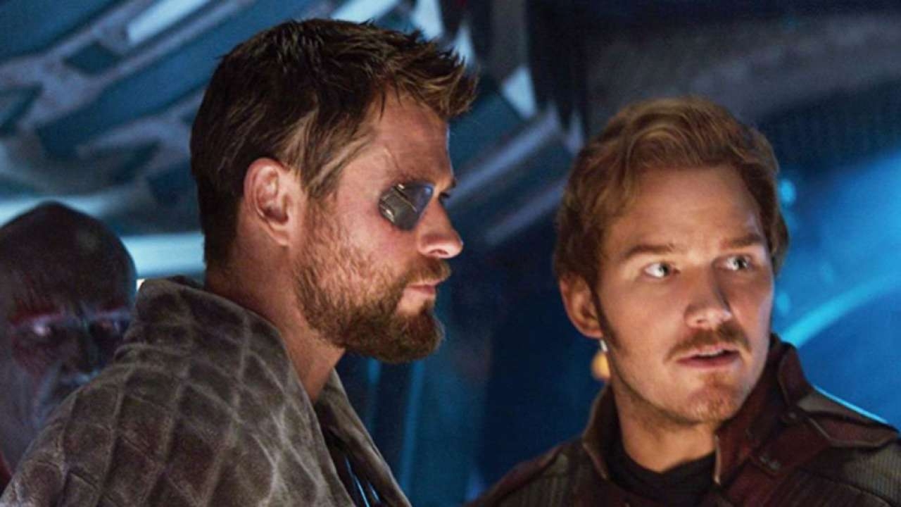Foto 'Thor: Love and Thunder' met Thor en Star-Lord