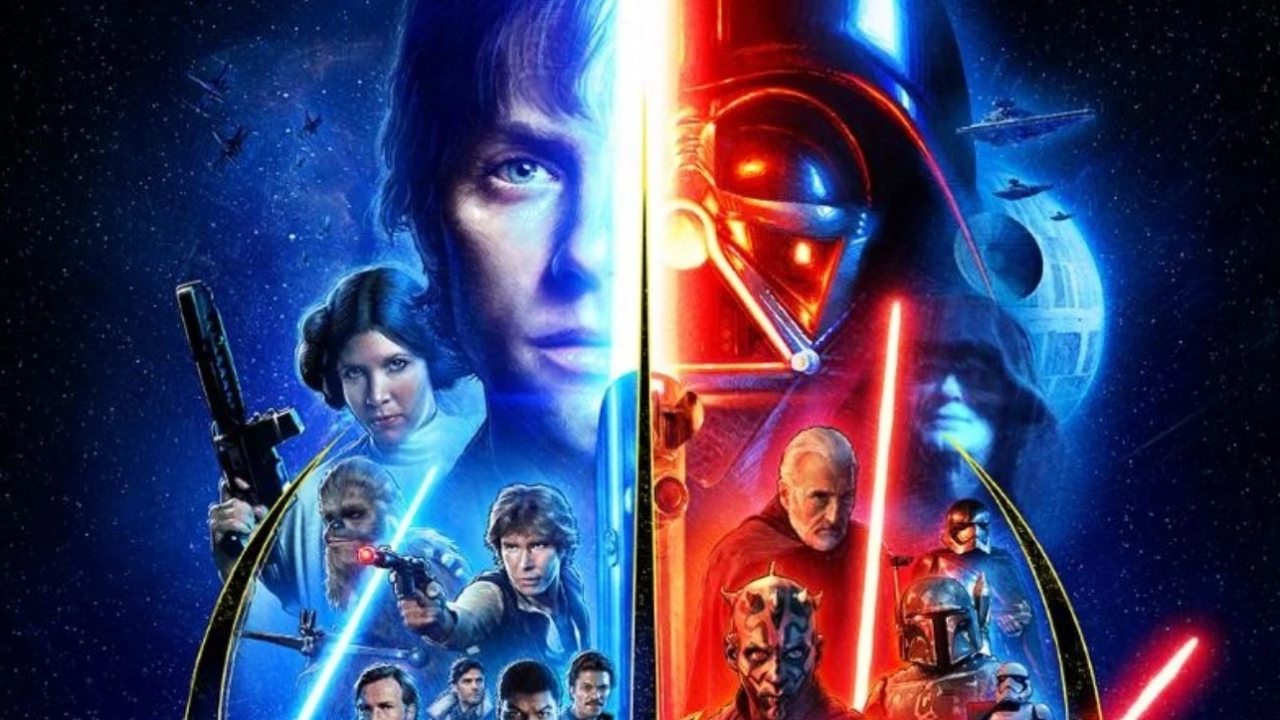 Gave poster 'Star Wars' voor de complete 'Skywalker Saga'