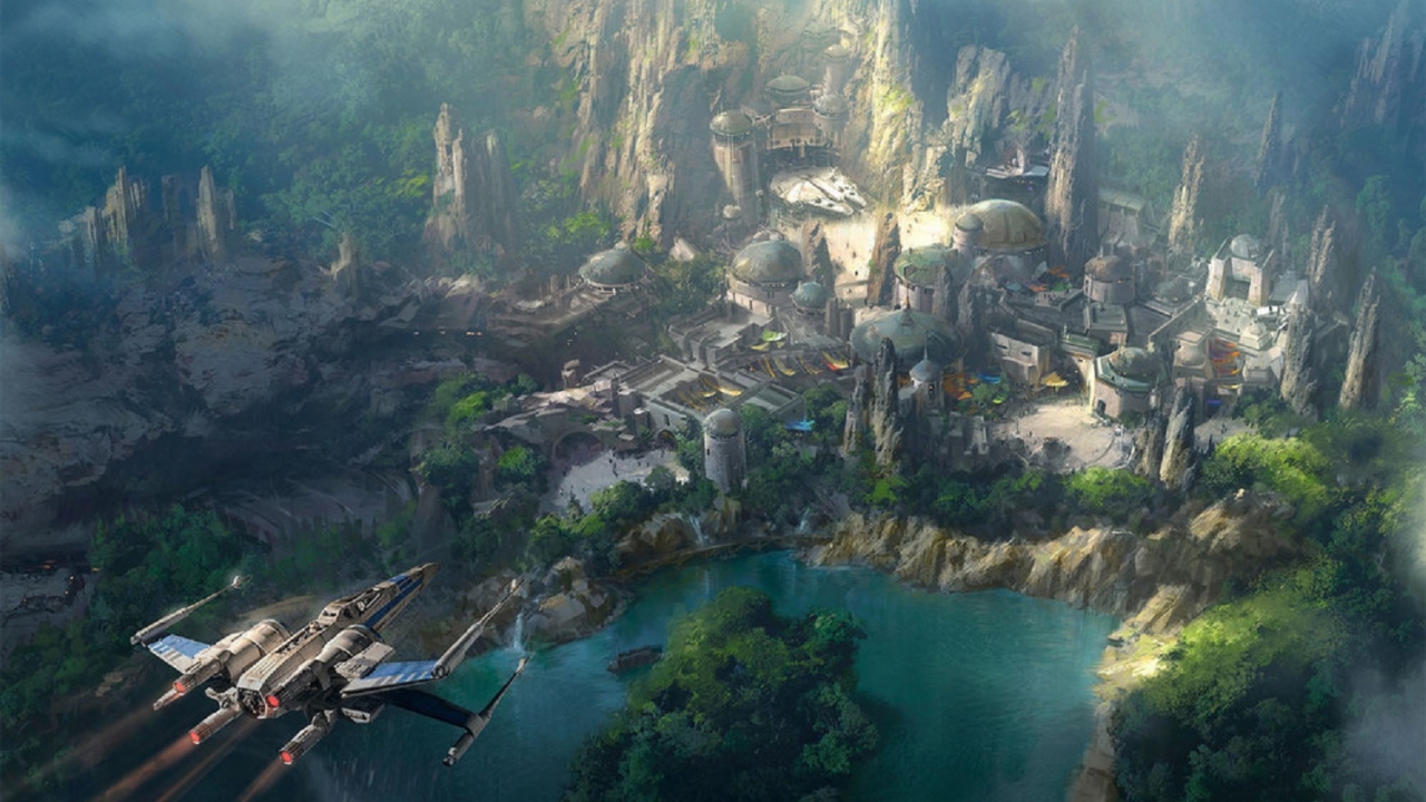Prachtige blik op Walt Disney's enorme 'Star Wars Land'