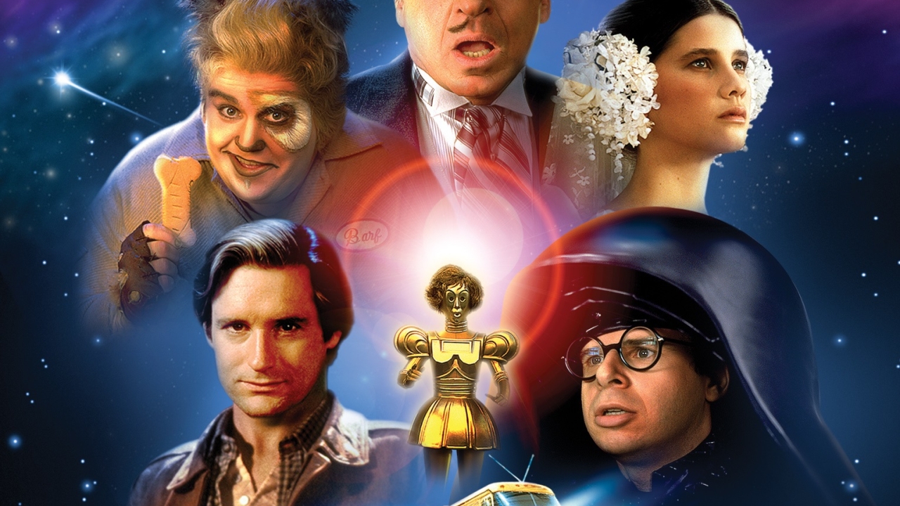 De complete cast voor 'Spaceballs 2' verzameld op één foto