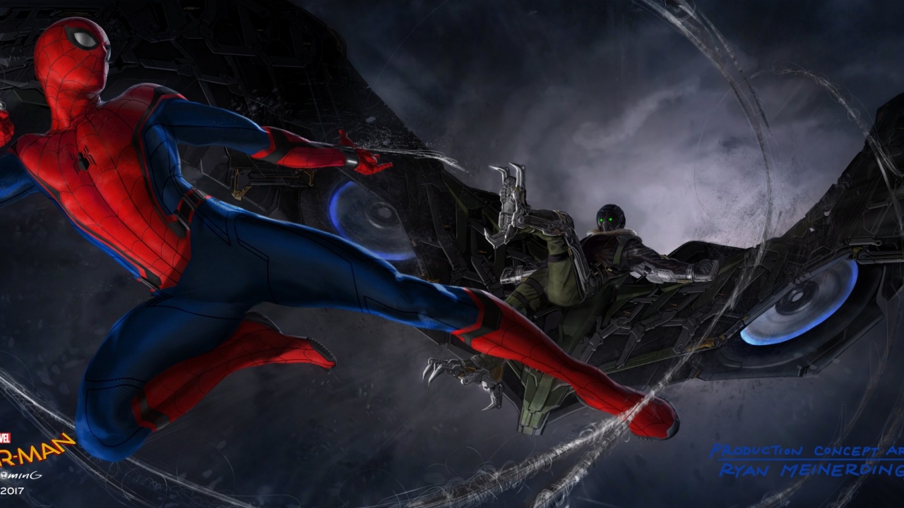 SDCC2016: Concept Art toont gevecht 'Spider-Man' en Vulture