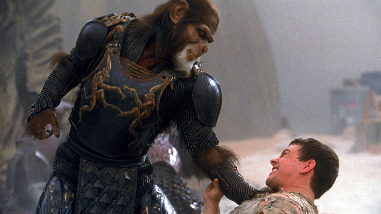 De 'Planet of the Apes'-film van Tim Burton bevat een behoorlijk iconische terugkeer