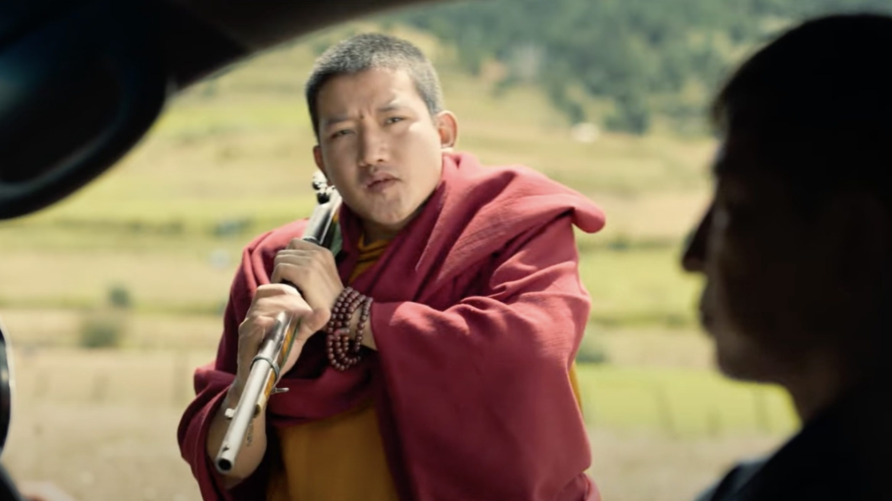 Amerikaan in Bhutan in gloednieuwe, prachtige arthouse-komedie 'The Monk and the Gun'