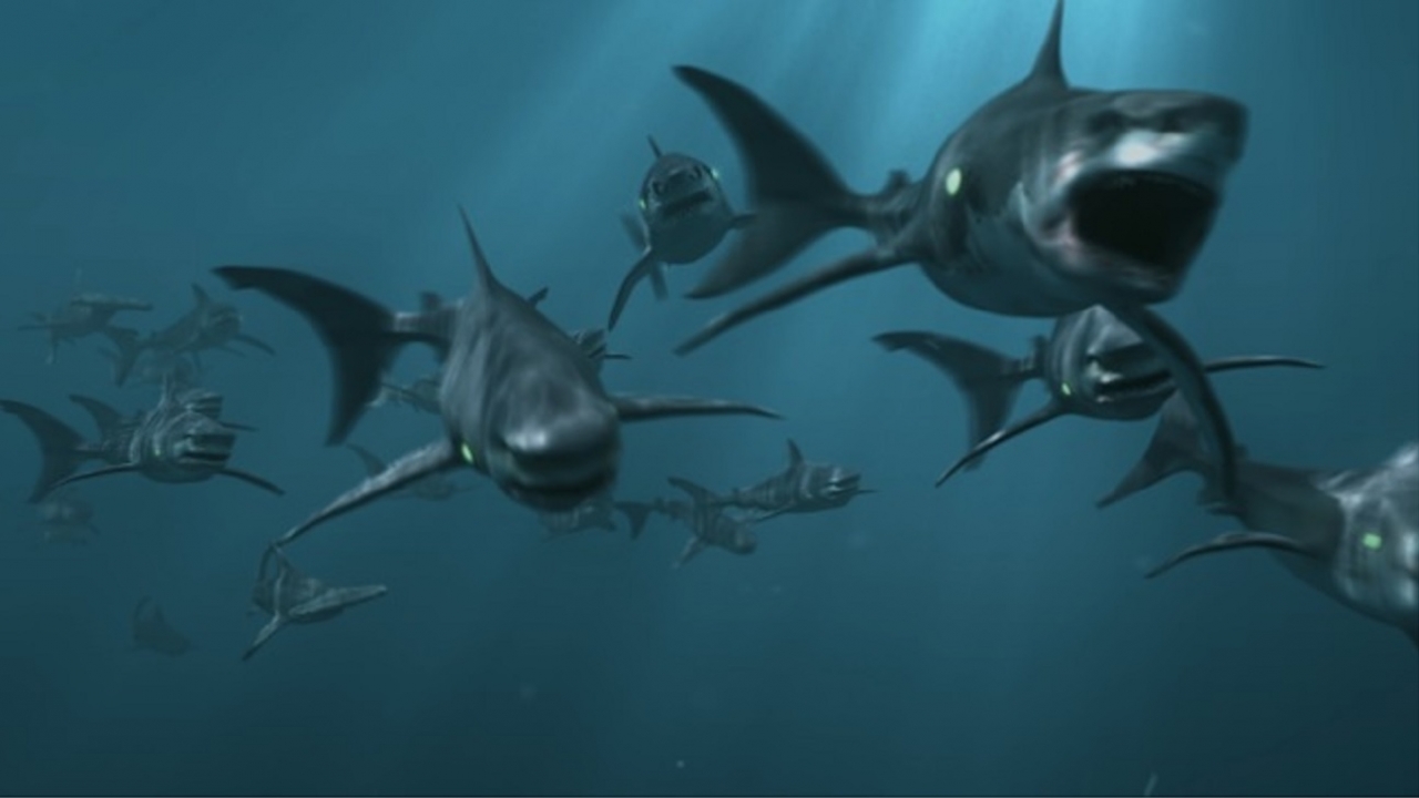 Dodelijke haaien in 'Empire of the Sharks' trailer