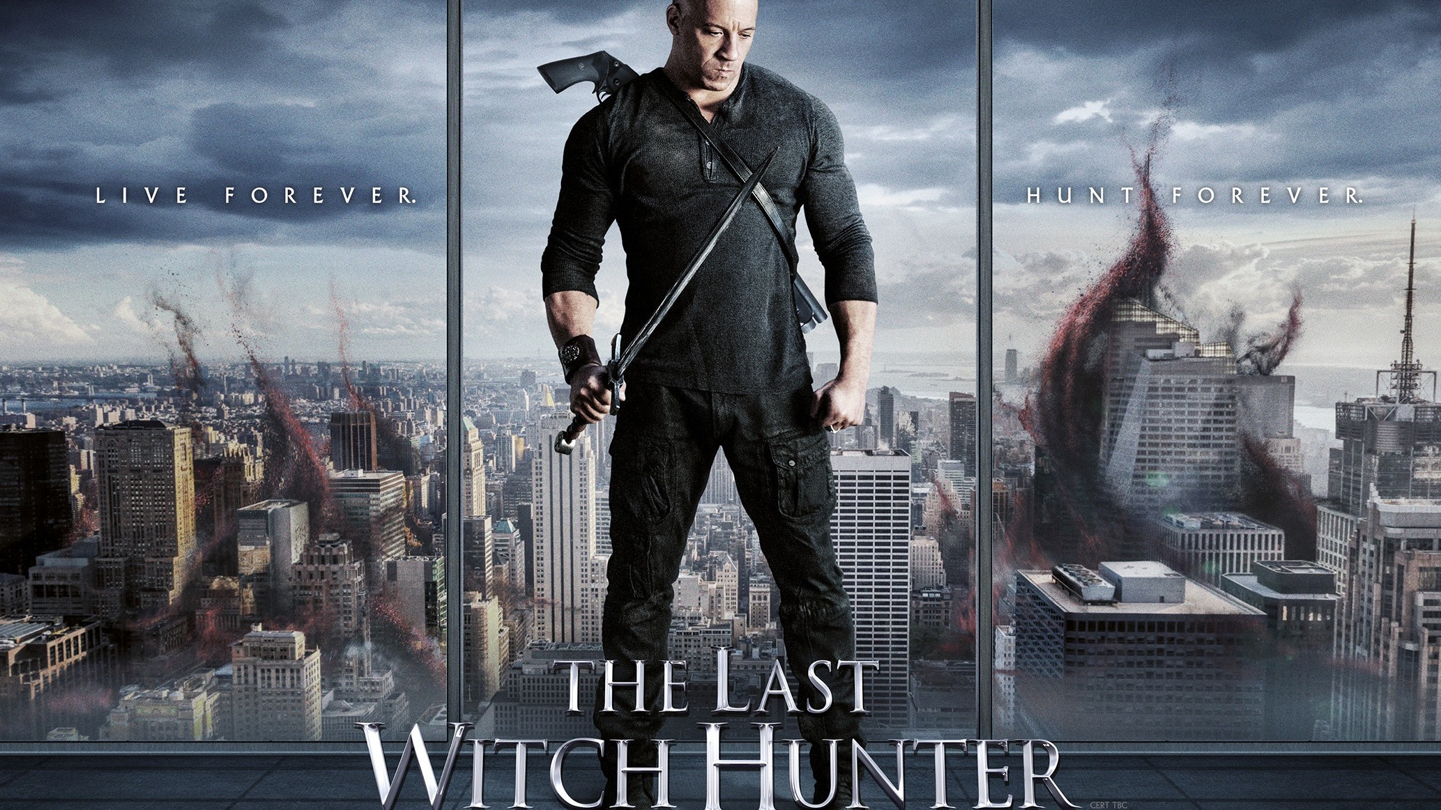Actievolle clip & tv-spots Vin Diesels 'The Last Witch Hunter'