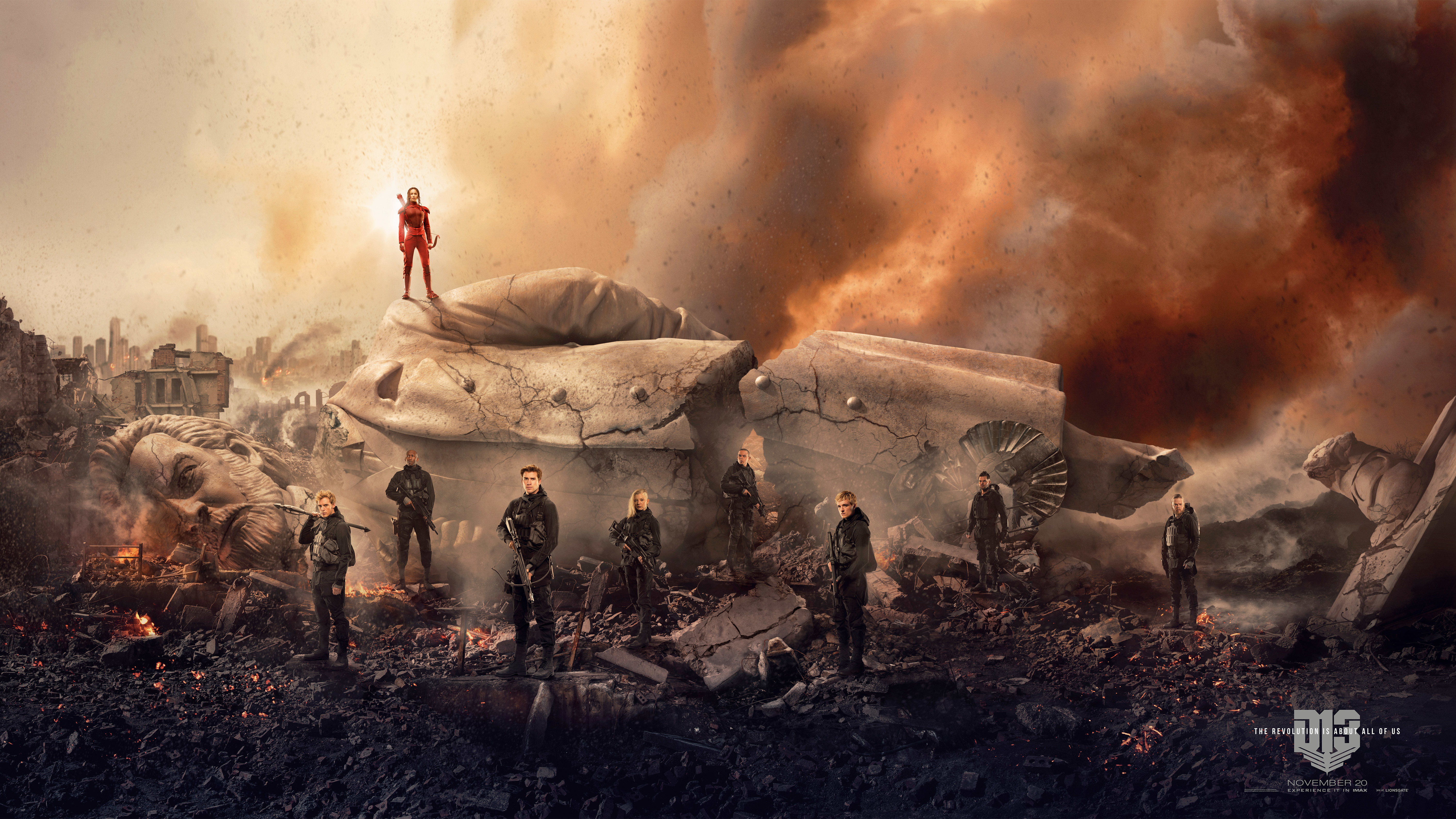Poster Hunger Games: Mockingjay  Part 2': President Snow gaat ten onder