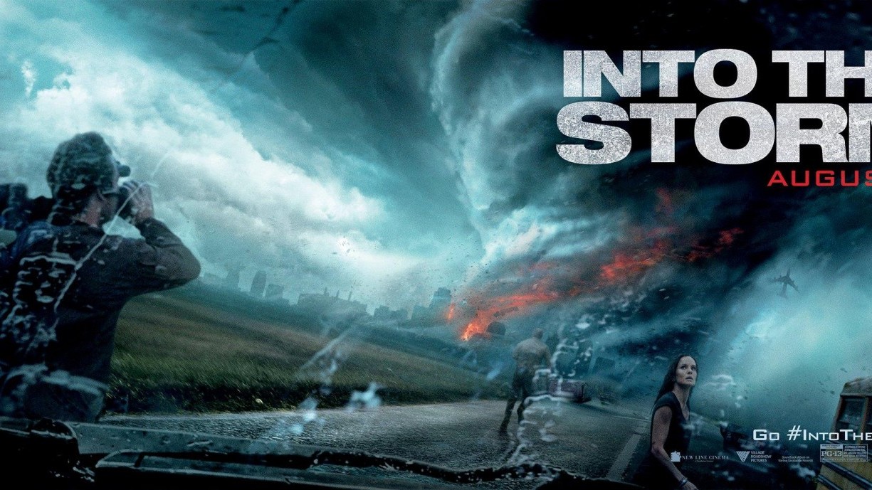 Onheilspellende poster 'Into the Storm'