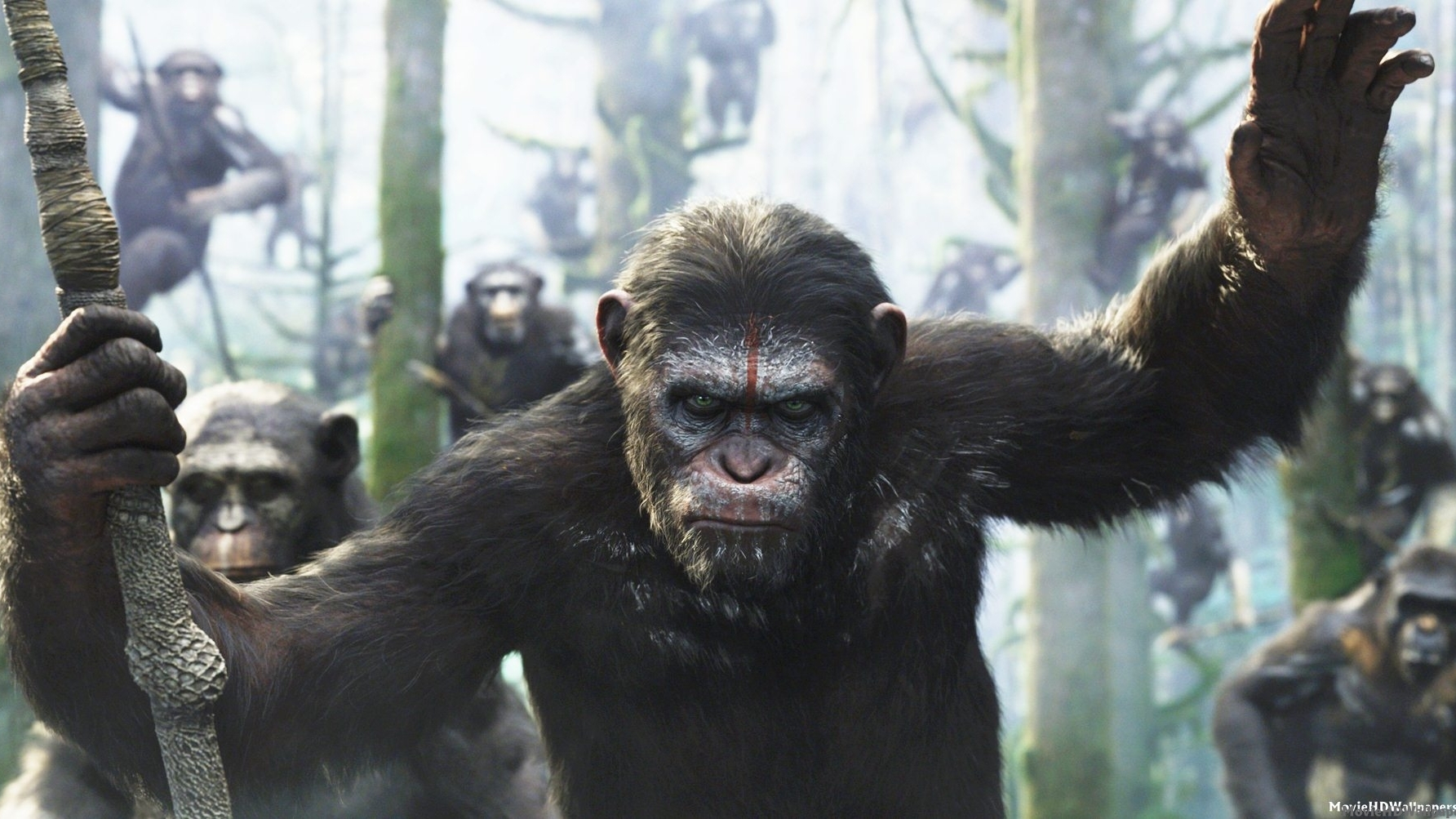Nieuwe clip 'Dawn of the Planet of the Apes'